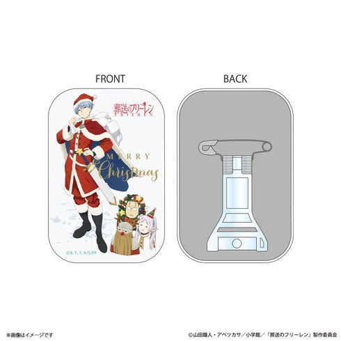 『葬送のフリーレン』スタンド付きスクエア缶バッジ クリスマスビジュアル 勇者一行